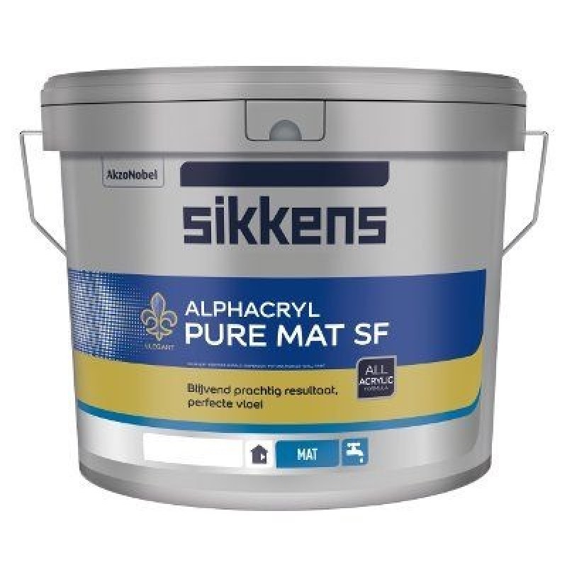 SI Alphacryl Pure Mat SF 5l Wit