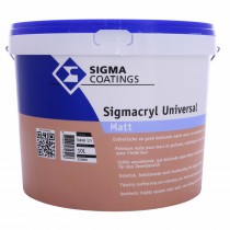 Sigmacryl Universal Matt 10l Wit